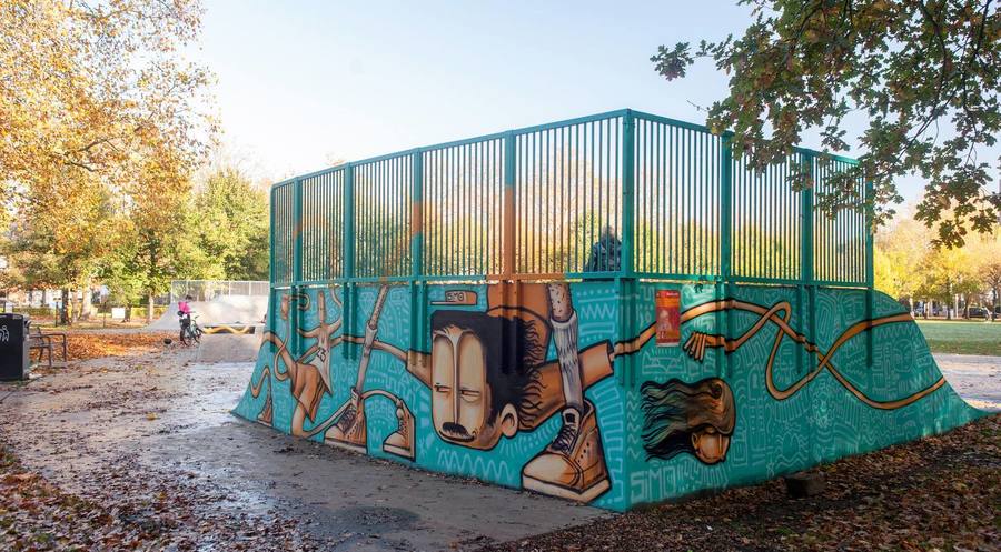 graffiti op het skatepark
